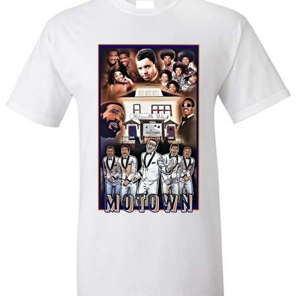 Motown Graphic Tee White Shirt